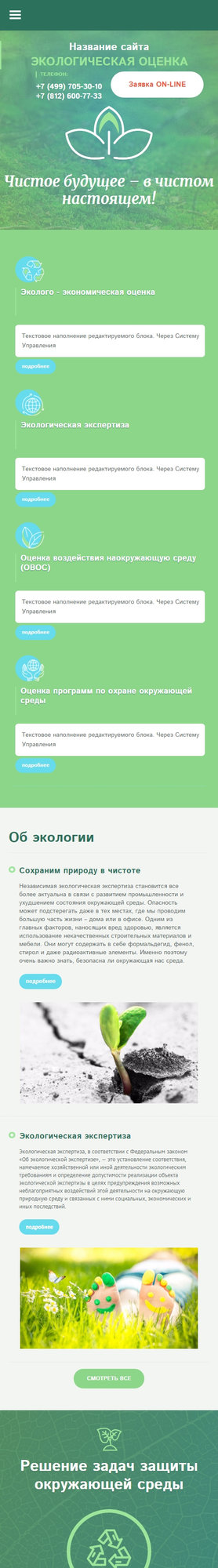Мобильная версия дизайна № 60501