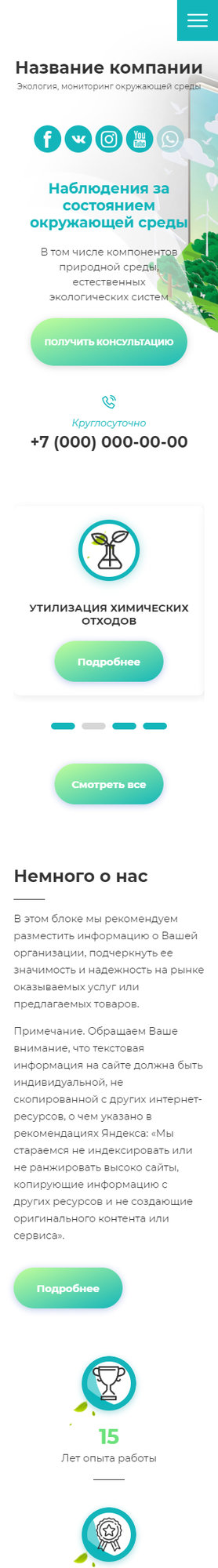 Мобильная версия дизайна № 81815
