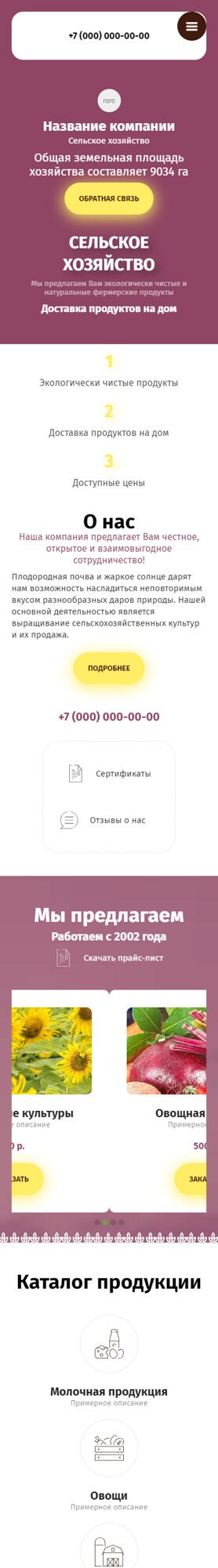 Мобильная версия дизайна № 96327