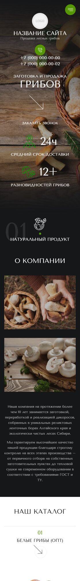 Мобильная версия дизайна № 101159